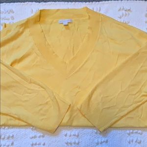 New York & Co yellow sweater